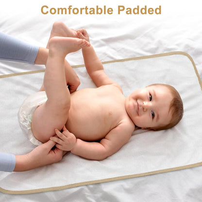 Accmor Portable Diaper Changing Pad, Waterproof Foldable Baby Changing Mat for Travel, Baby Essentials Shower Registry Gifts
