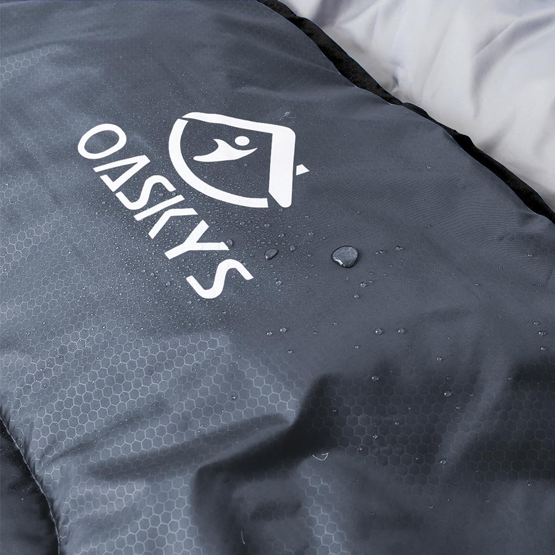 oaskys Camping Sleeping Bag - 3 Season Warm & Cool Weather - Summer Spring Fall Lightweight Waterproof for Adults Kids - Camping Gear Equipment, Traveling, and Outdoors