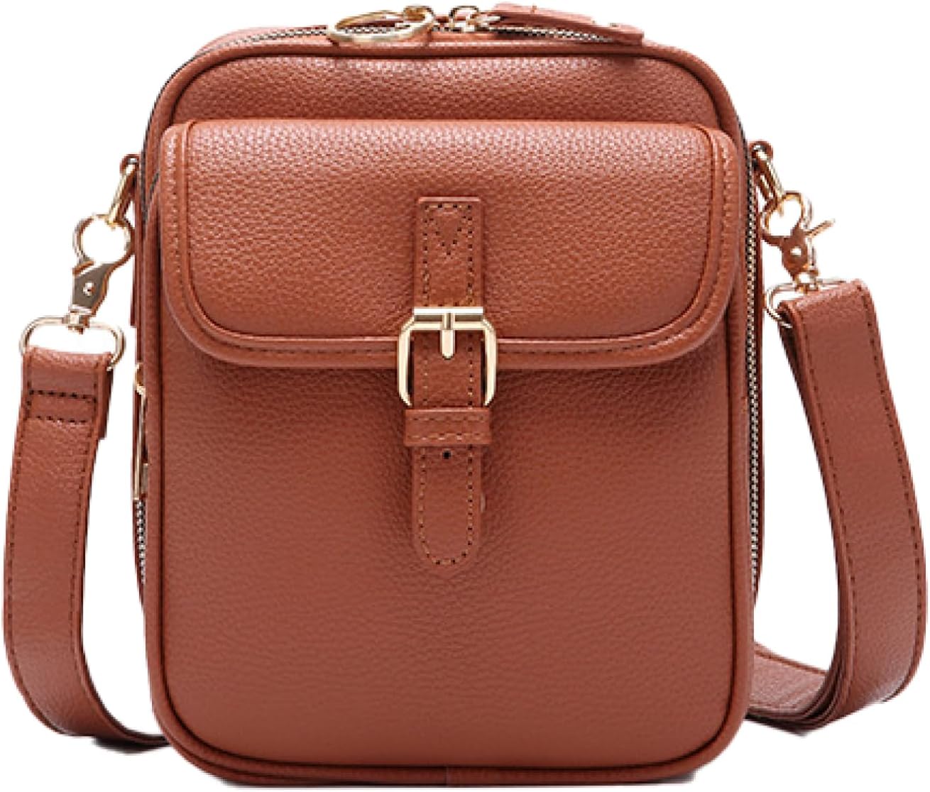 1060 Leather Crossbody Bags for Women Anti-Theft Vegan Purse with Card Slots, Travel Shoulder Bag, Waterproof Crossbody Purse