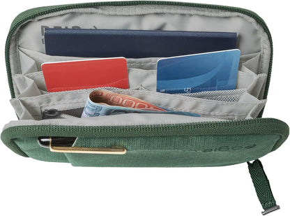 Eagle Creek Stash RFID Passport Wallet – Slim Travel Organizer with RFID Blocking – Secure Storage for Passport, Cards & Cash – Lightweight & Water-Resistant – Unisex – Grass Green