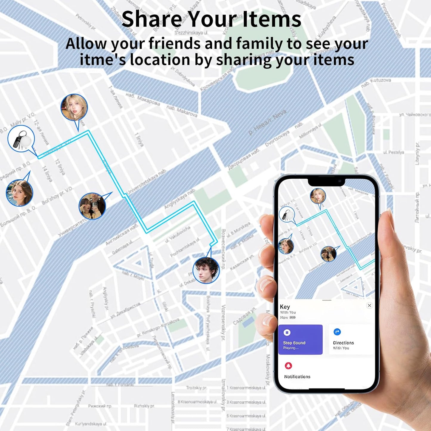 No Subscription Mini GPS Tracker for Vehicles Work with Find My(iOS Only)Magnetic Case Real Time Air Tracker Tag Hidden Car Location Tracking Device Global Coverage No Monthly Fee or SIM Card Required