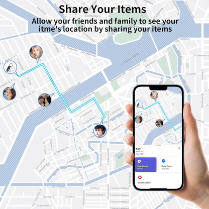No Subscription Mini GPS Tracker for Vehicles Work with Find My(iOS Only)Magnetic Case Real Time Air Tracker Tag Hidden Car Location Tracking Device Global Coverage No Monthly Fee or SIM Card Required