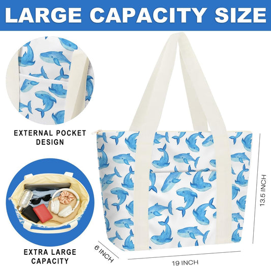 Beach Bags Wet Bag for Swimsuit Tote Bag for Friends Travel Gifts, Aloha Bags Waterproof Vacation Essential