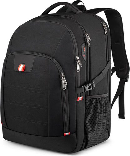 Travel Laptop Backpack, 18.4 inch Extra Large Backpack for Men and Women, 45L Capacity Business Computer Back Pack (Black, 18.4 Inch)