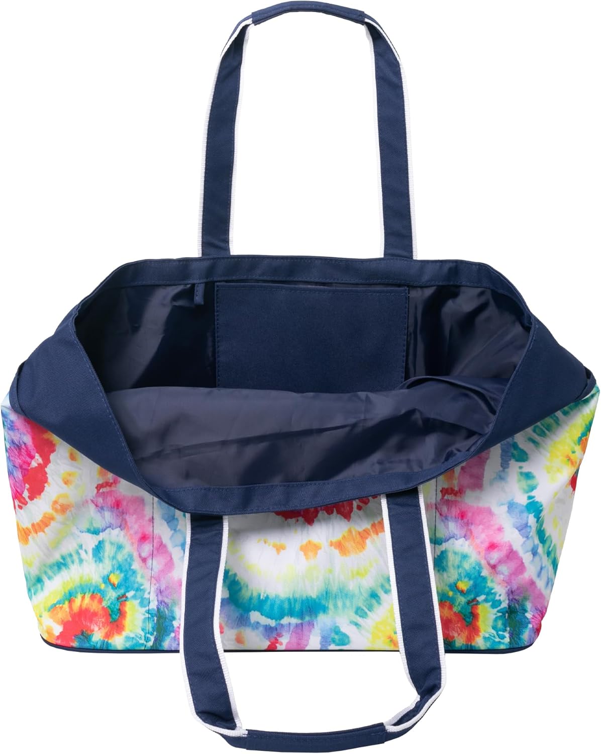 geckobrands Oversized Beach Tote – Large and Stylish Beach Bag with 4 Exterior Pockets and Zippered Internal Compartment