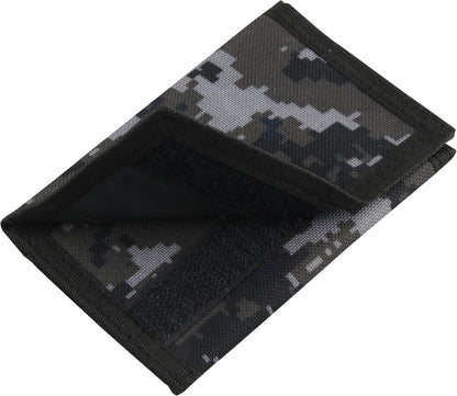 NEICY RFID Blocking Canvas Wallet for Men and Women - Camo Trifold Outdoor Sports Wallets with Magic Sticker for Teen Kids (Mosaic02)