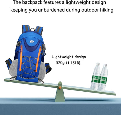 35L Hiking Backpack, Camping Backpack for Adventures, Blue