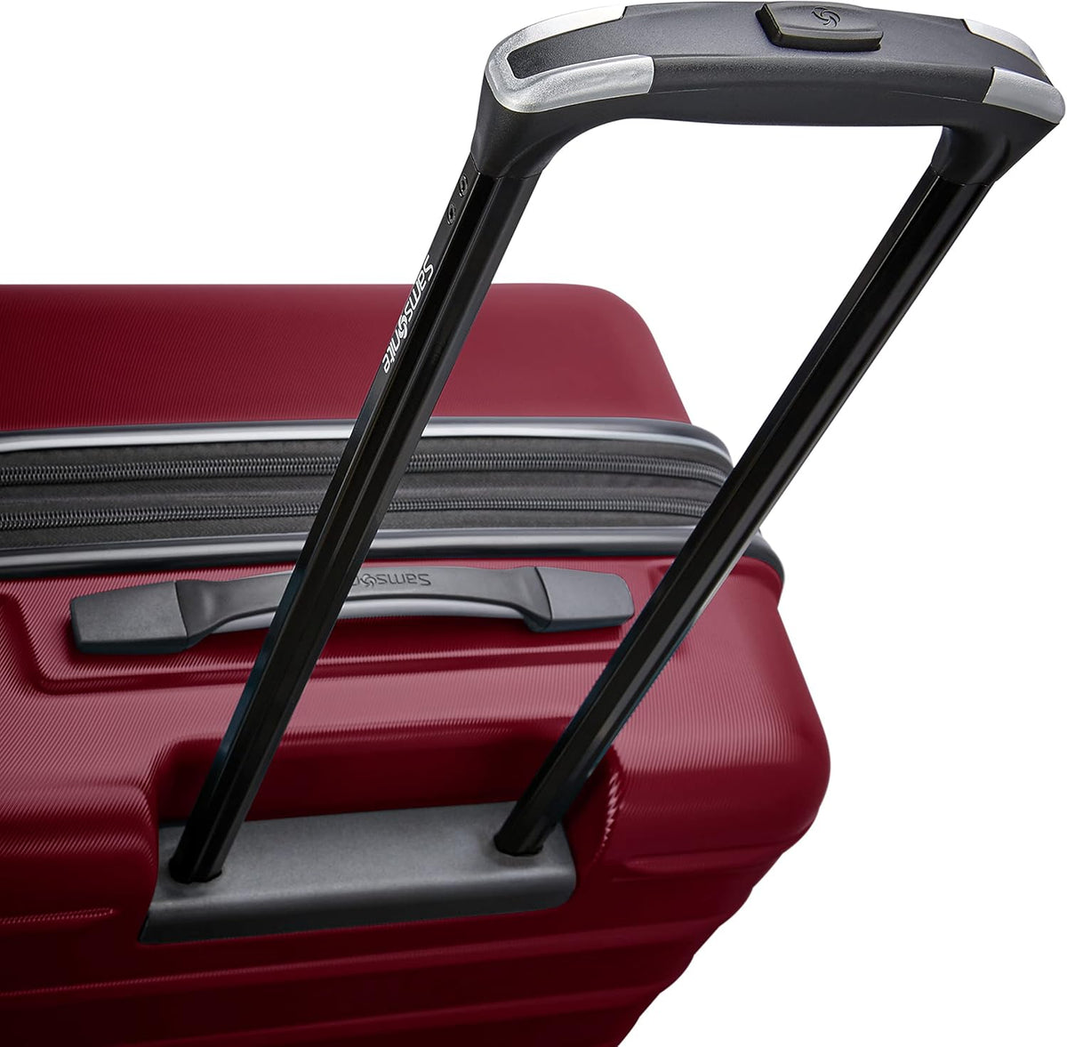 Samsonite Omni 2 Hardside Expandable Luggage with Spinner Wheels, 2-Piece Set (19/24), Nature Merlot