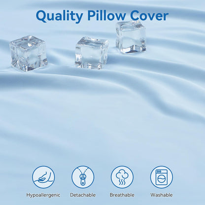 AM AEROMAX Queen Size Firm Contour Memory Foam Pillow, Cervical Pillow for Neck Pain Relief, Neck Orthopedic Sleeping Pillows for Side, Back and Stomach Sleepers.