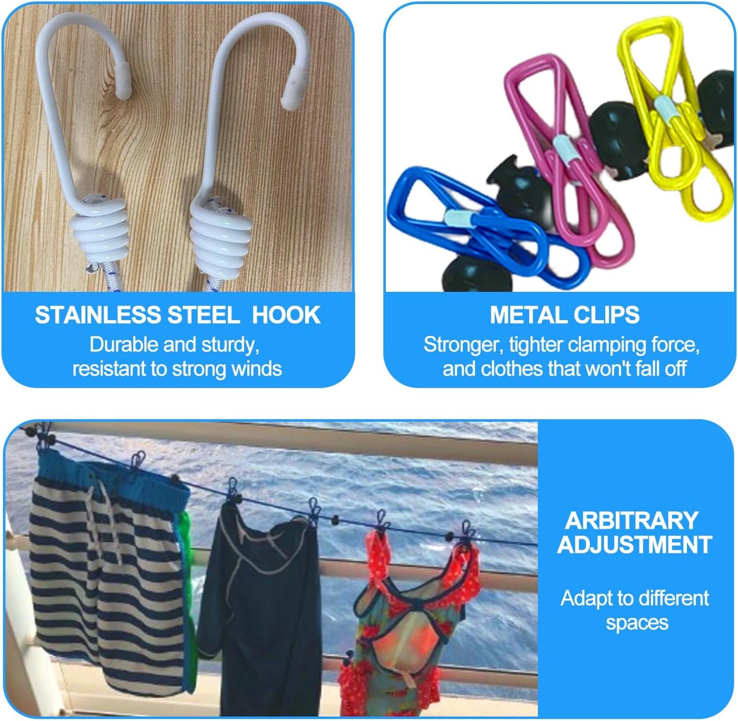 Cruise Ship Essentials, Cruise Luggage Tags, Lanyards for Cruise Ship Cards, Beach Towel Bands, Travel Clothesline, Cruise Essentials 2025 Set Works with All Cruise Lines