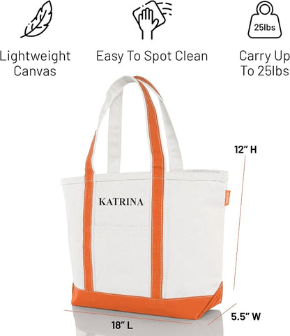 CB STATION Medium Classic Canvas Tote Bag - Image 4