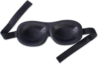 Bucky Ultralight Travel & Sleep Chevron Eye Mask, Black, One Size