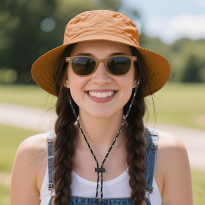 Durio Waterproof Bucket Hats for Woman UPF 50+ Sun Hat UV Protection Packable Rain Hats for Women Lightweight Hiking Hat
