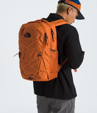 The North Face Jester Everyday Laptop Backpack - PFAS Free, Iron Bronze Dark Heather/Papaya, One Size