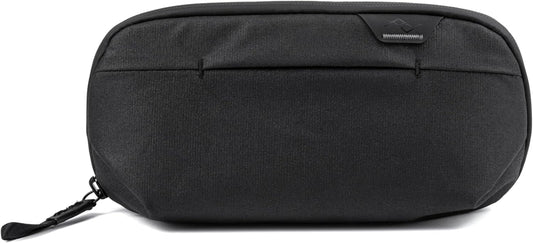 Peak Design Small Wash Pouch, Black, Weatherproof Travel Toiletry Bag, Upright or Hanging Toiletry Kit with Pockets, Magnetic Toothbrush Pocket, Wide UltraZip Opening, Toiletry Bag for Men and Women