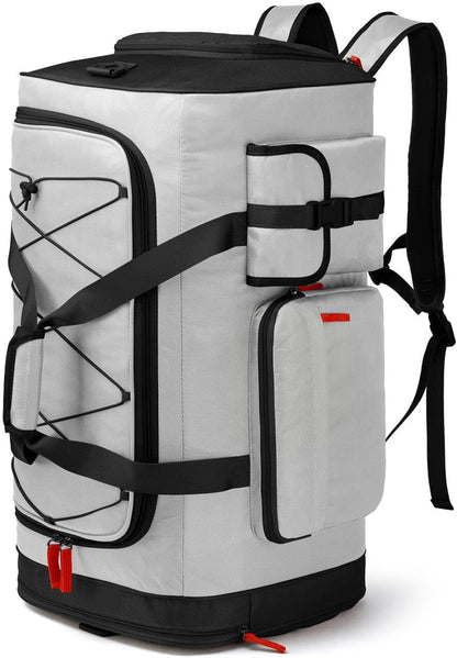 Lyweem Large Duffle Bag Backpack for Travel, 70L Heavy Duty Gym Duffel Bag with Shoes Compartment for Men & Women, Weekender Overnight Sports Backpack for Traveling