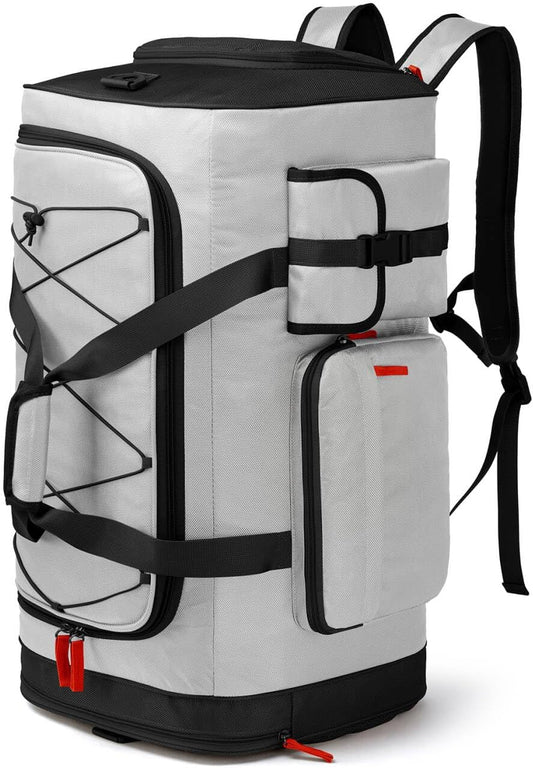 Lyweem Large Duffle Bag Backpack for Travel, 70L Heavy Duty Gym Duffel Bag with Shoes Compartment for Men & Women, Weekender Overnight Sports Backpack for Traveling