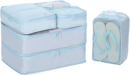 JJ POWER Travel Packing Cubes, Luggage Organizers with Shoe Bag