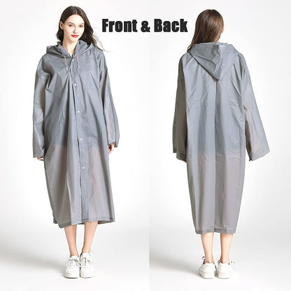 Rain Coats - Reusable EVA Rain Ponchos - Image 4