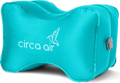 Circa Air Inflatable Knee Pillow for Side Sleepers - Orthopedic Knee Pillows for Sleeping, Sciatica Relief, Back Pain, Leg Pain, Hip or Joint Pain. Weighs Only 1.98 Oz Perfect for Travel/Home