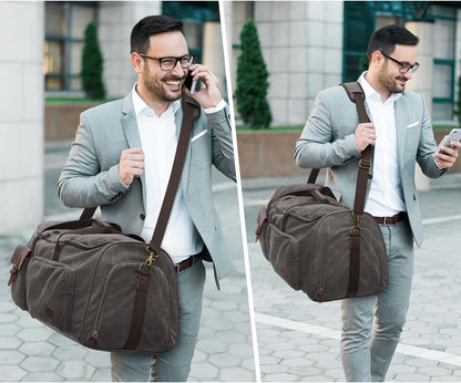 S-ZONE Garment Bags for Travel Convertible Garment Duffle Bags for Travel Suit Carry on Luggage for Men Hanging Suitcase