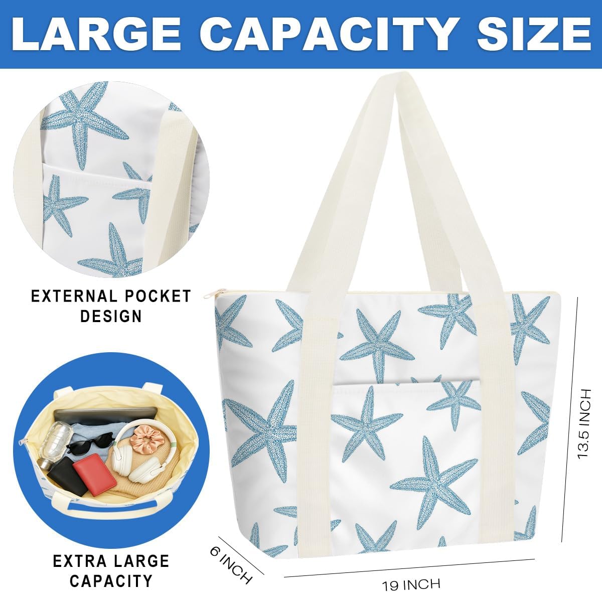 Beach Bags Wet Bag for Swimsuit Tote Bag for Friends Travel Gifts, Aloha Bags Waterproof Vacation Essential