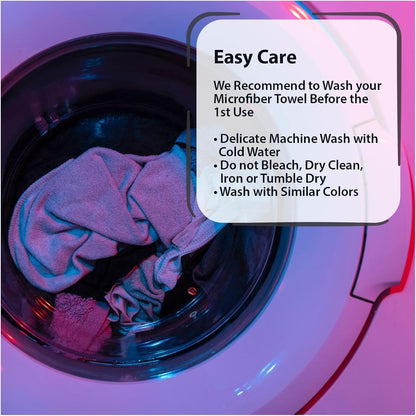 Outdoors Microfiber Towel Fast Drying Soft Feel Fast Action Drying for Gym Beach Outdoors Travel Yoga Camping Compact Size 2 Piece Set 30x60 in and 12x24 in Green MFT2PG