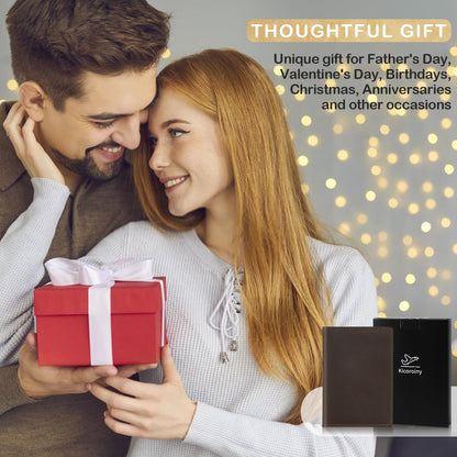 Real Leather Passport Holder for Men and Women, Handmade Wallet Cover Case, Travel Must-Haves Essentials Accessories, Birthday Gifts (Crazy Horse, Coffee)