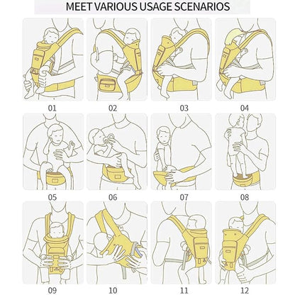 Baby Carrier 6-in-1 Newborn to Toddler, Baby Carrier - Image 2
