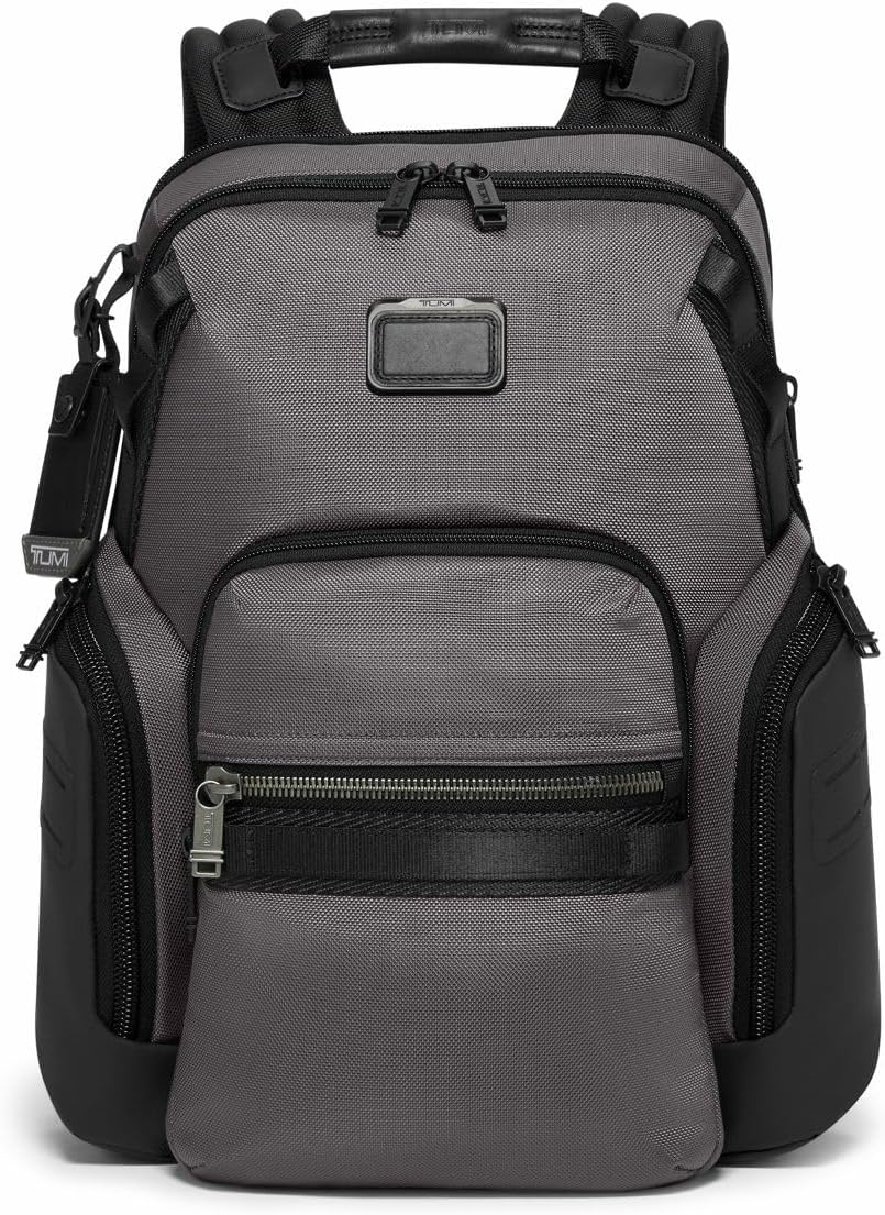 TUMI - Alpha Bravo Navigation Backpack - Everyday Travel Backpack - Fits Up to 15" Laptop - 16.0" X 14.0" X 7.3" - Charcoal