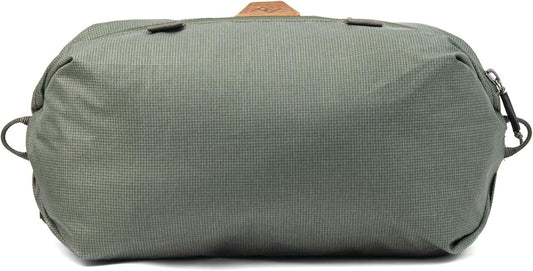 Peak Design Shoe Pouch, Sage, Ultralight Travel Organizer Bag for Shoes or Other Items, Weatherproof Shell, Packs into Itself, Fits 1–2 Pairs of Shoes, Works with Peak Design Travel Bags