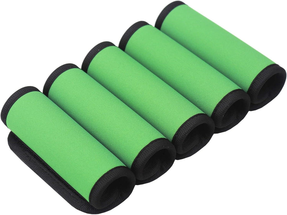 Neoprene Luggage Handle Wraps for Traveling Bright Color Luggage Tags|Handle Wraps|Handle Covers (ArmyGreen)