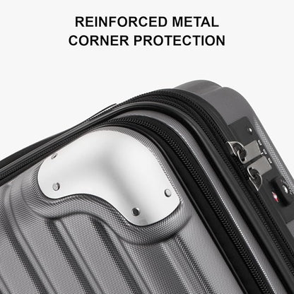 LEVEL8 Grace Carry on Luggage, 20 Inch Expandable Hard Shell Suitcases - Image 5