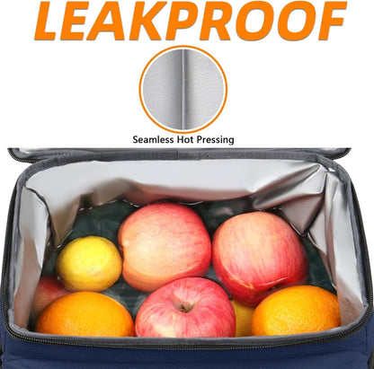 MATEIN Cooler Backpack, 26 Cans Insulated Lunch Backpack for Men Women, Leakproof Double Layer Lunch Cooler Bag Lightweight Soft Lunch Backpack with Cooler Compartment, Beach Camping Hiking Beer Gifts