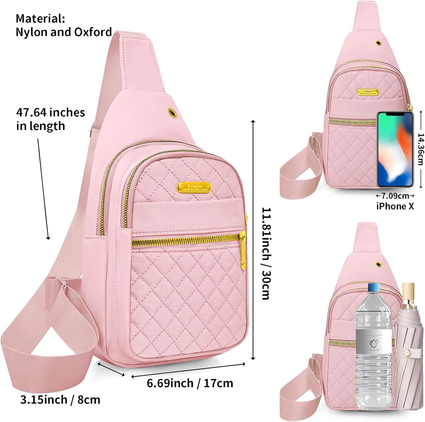 Small Sling Bag For Women Men Casual Crossbody Sling Backpack