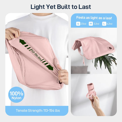 EPICKA 6 Set Ultra-Lightweight Compression Packing Cubes - Water Resistant Durable Travel Organizers with Toiletries Bag for Women, Expandable Travel Accessories for Carry on Luggage, Suitcase (Pink)