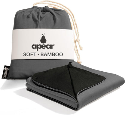 16-in-1 Compact Travel Blanket with Bag – Reversible, Ultra Soft Bamboo Airplane Blanket with Hidden Pocket - Lightweight & Packable for Flights, Camping, Picnic, Travel Essentials