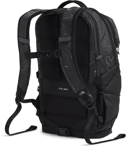 The North Face Borealis Commuter Laptop Backpack - PFAS Free, TNF Black Topo Print/Smoked Pearl, One Size