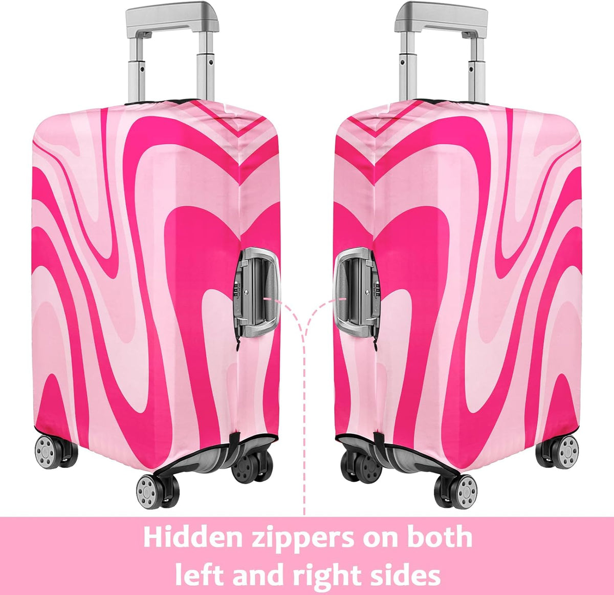 Luggage Cover for Suitcase Elastic Suitcase Cover Protector, Carry On Luggage Sleeve Anti Scratch Travel Essentials Suitcase Protector Fits 20-22