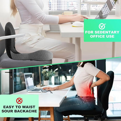 Buttocks Cushion for Office Chair Memory Foam Seat Pad for Butt Support - Image 5