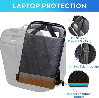 BANGE 28L Lightweight Backpack, 15.6-inch Laptop Travel Backpacks, Unisex - Image 5
