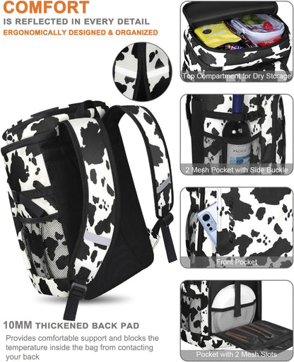 Capolo 36/45 Cans Cooler Backpack Insulated Waterproof for Women Men Lunch Backpack Coolers Leak Proof Soft Cooler Bags