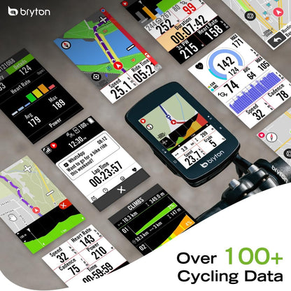 Bryton Rider S510 2.8 Inch Color LCD Touchscreen GPS Bike/Cycling Computer, Offline USA Map, Compatible with Bike Radar, 30hrs Long Battery Life, Navigation with Turn-by Turn Follow Track Waterproof