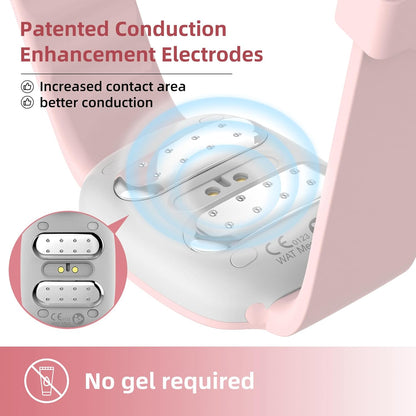 EmeTerm Fashion FDA-Cleared Relieve Nausea Electrode Stimulator Morning Sickness Motion Travel Sickness Vomit Relief Rechargeable No Gel Drug Free Wrist Bands Without Side Effects