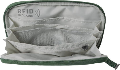 Eagle Creek Stash RFID Passport Wallet – Slim Travel Organizer with RFID Blocking – Secure Storage for Passport, Cards & Cash – Lightweight & Water-Resistant – Unisex – Grass Green