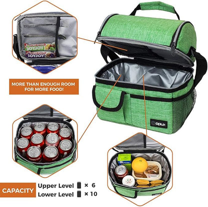 opux Lunch Box for Men, Adult Lunch Box Cooler, Insulated Lunch Bag Women - Image 8