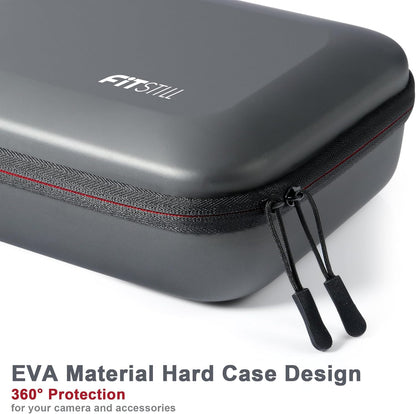 FitStill Carrying Protective Hard Shell Travel Storage Case Compatible with Go Pro Hero 13/12/11/10/9/8/7/6/5,Max, insta 360 X5 X4 X3 ONEX2,AcePro2/AcePro,DJI Action 5 Pro/4/3/2 Camera Accessories Kit