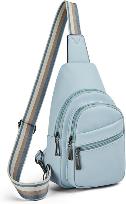 Sling Bag Crossbody Bags for Women Small Cross Body Bag Fanny Packs Chest Sling Purse for Daily Travel Leisure Sport