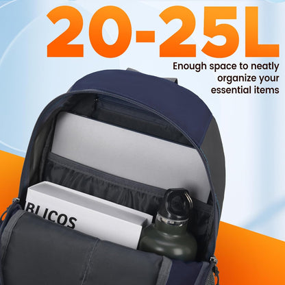 sunhiker Cycling Hiking Backpack Water Resistant Travel Backpack Lightweight SMALL Daypack M0714 (Dark Blue)