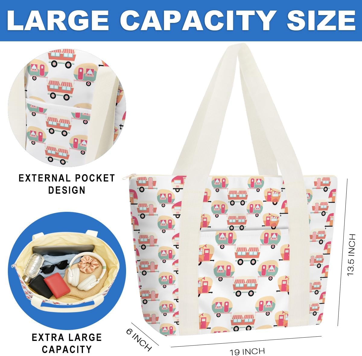 Beach Bags Wet Bag for Swimsuit Tote Bag for Friends Travel Gifts, Aloha Bags Waterproof Vacation Essential